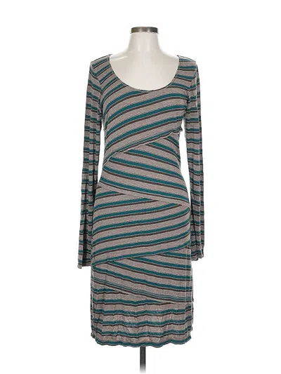 Pre-owned Max Studio Casual Dress In Gray