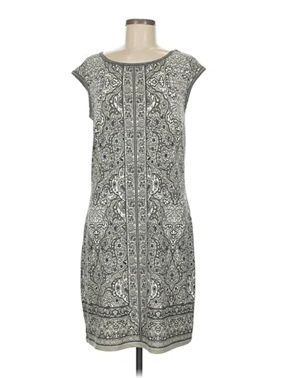 Pre-owned Max Studio Casual Dress In Gray