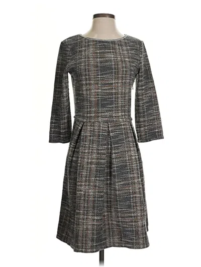 Pre-owned Max Studio Casual Dress In Gray