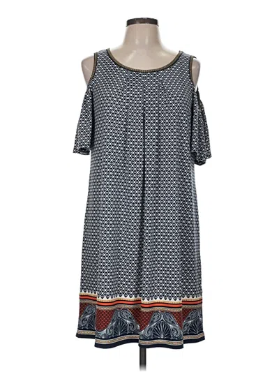 Pre-owned Max Studio Casual Dress In Gray