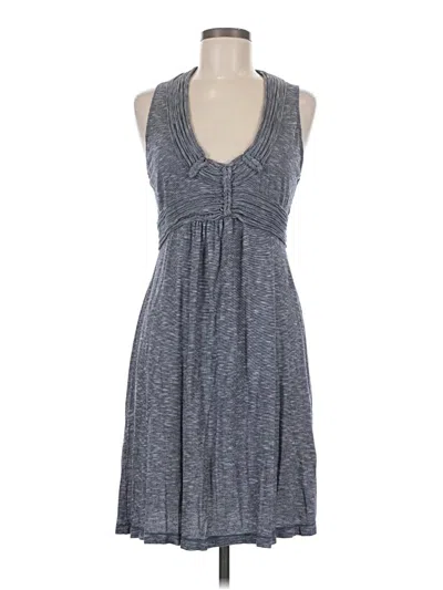 Pre-owned Max Studio Casual Dress In Gray