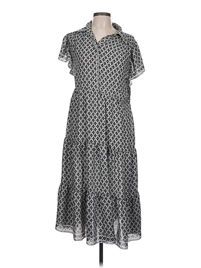 Pre-owned Max Studio Casual Dress In Gray