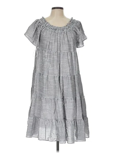 Max Studio Casual Dress In Gray
