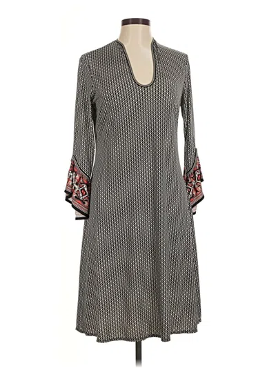 Pre-owned Max Studio Casual Dress In Gray