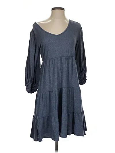 Pre-owned Max Studio Casual Dress In Gray