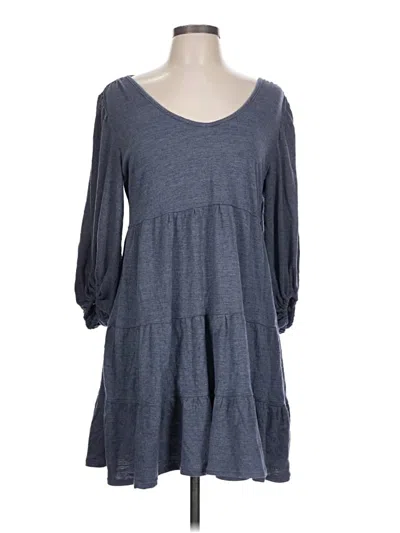 Pre-owned Max Studio Casual Dress In Gray