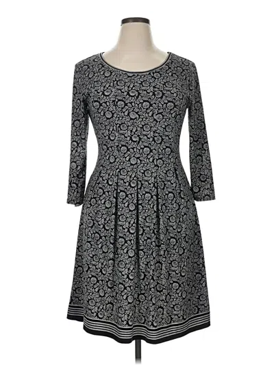 Pre-owned Max Studio Casual Dress In Gray