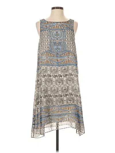 Pre-owned Max Studio Casual Dress In Gray