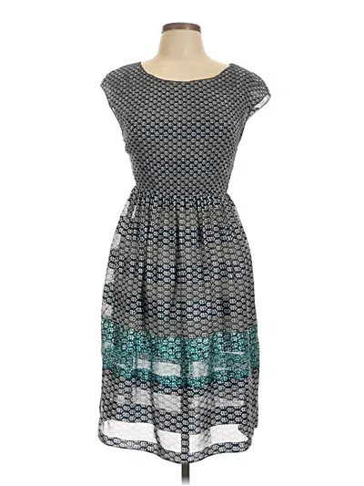 Pre-owned Max Studio Casual Dress In Gray