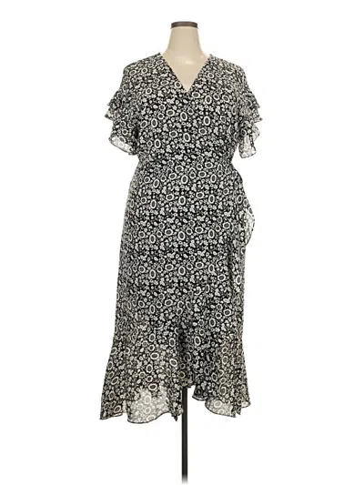 Pre-owned Max Studio Casual Dress In Gray