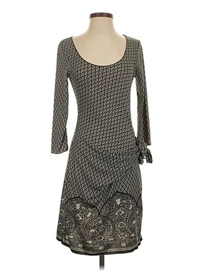 Pre-owned Max Studio Casual Dress In Gray