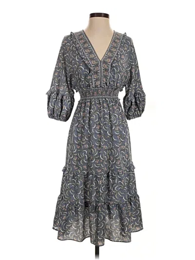 Pre-owned Max Studio Casual Dress In Gray