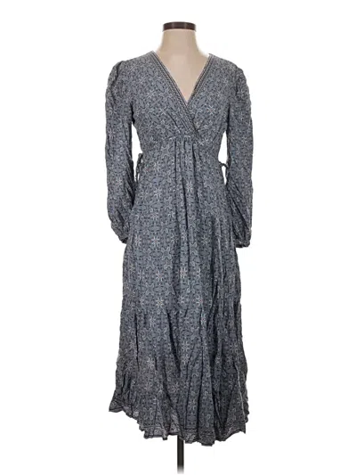 Pre-owned Max Studio Casual Dress In Gray