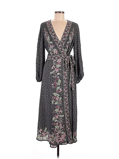 Pre-owned Max Studio Casual Dress In Gray