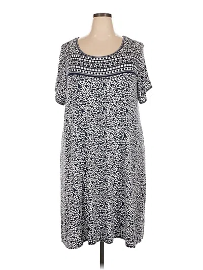 Pre-owned Max Studio Casual Dress In Gray