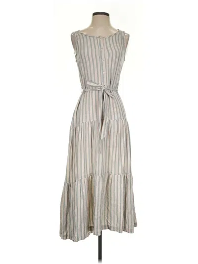 Pre-owned Max Studio Casual Dress In Gray
