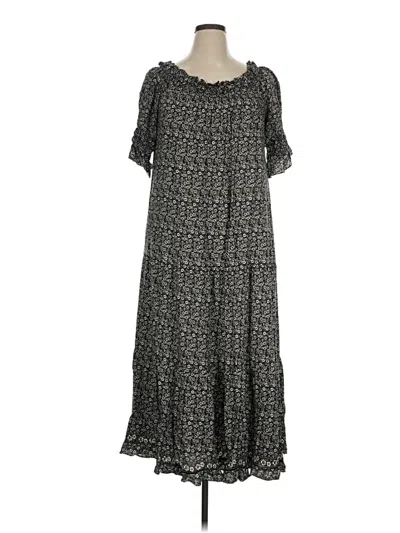 Pre-owned Max Studio Casual Dress In Gray