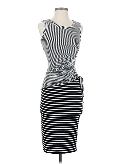 Pre-owned Max Studio Casual Dress In Gray