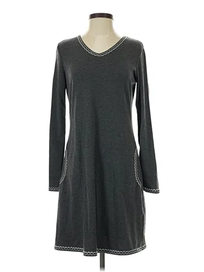 Pre-owned Max Studio Casual Dress In Gray