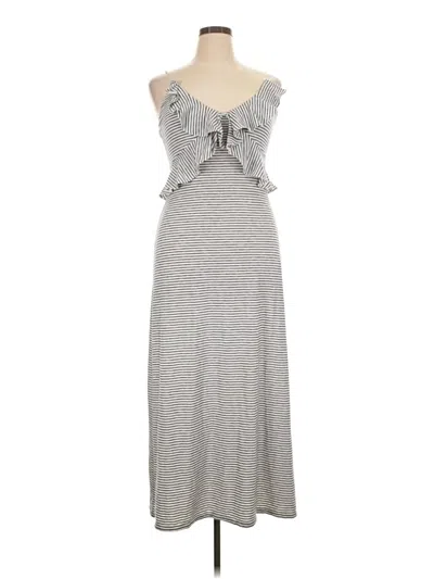 Pre-owned Max Studio Casual Dress In Gray