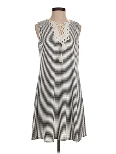 Pre-owned Max Studio Casual Dress In Gray