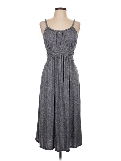 Pre-owned Max Studio Casual Dress In Gray