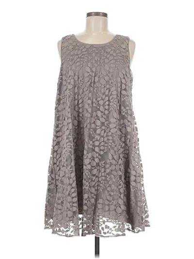 Pre-owned Max Studio Casual Dress In Gray