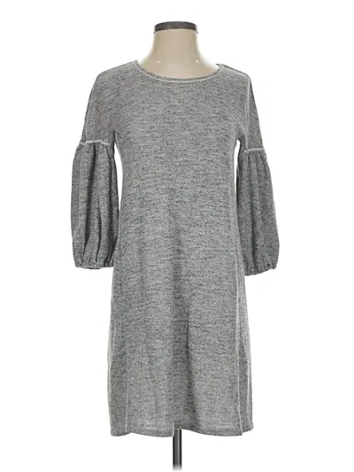 Pre-owned Max Studio Casual Dress In Gray