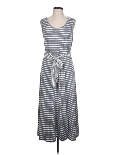 Pre-owned Max Studio Casual Dress In Gray
