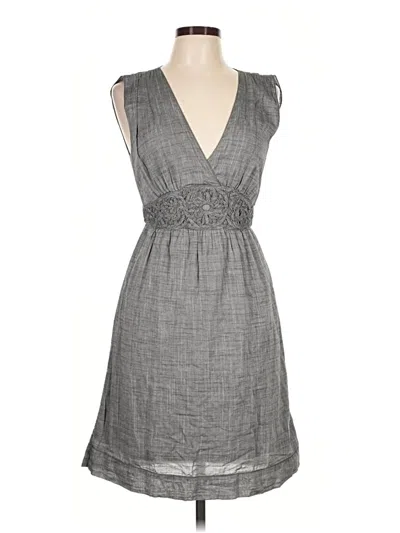 Pre-owned Max Studio Casual Dress In Gray