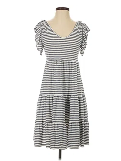 Pre-owned Max Studio Casual Dress In Gray