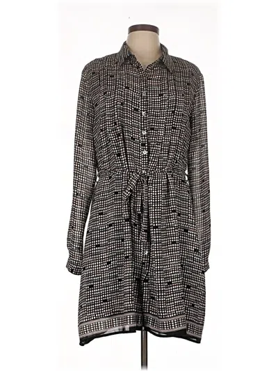 Pre-owned Max Studio Casual Dress In Gray