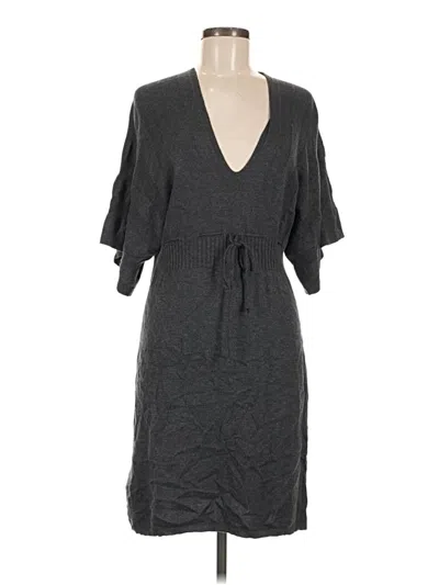 Pre-owned Max Studio Casual Dress In Gray