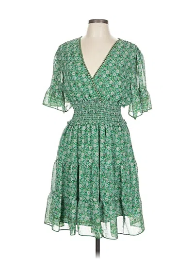 Pre-owned Max Studio Casual Dress In Green