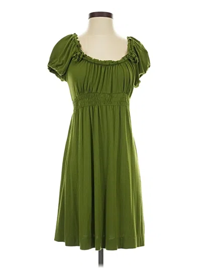 Pre-owned Max Studio Casual Dress In Green