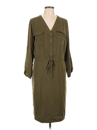Pre-owned Max Studio Casual Dress In Green