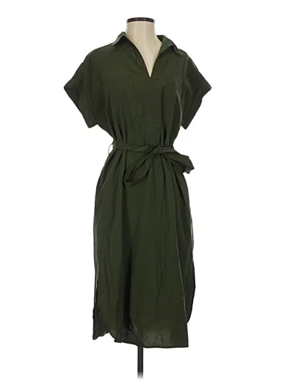 Pre-owned Max Studio Casual Dress In Green