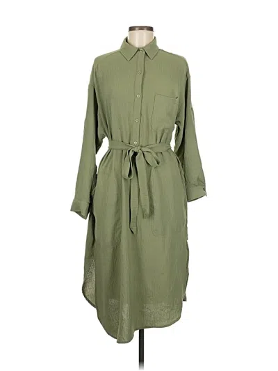 Pre-owned Max Studio Casual Dress In Green