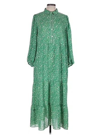 Pre-owned Max Studio Casual Dress In Green