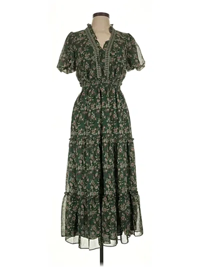 Pre-owned Max Studio Casual Dress In Green