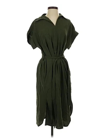 Pre-owned Max Studio Casual Dress In Green