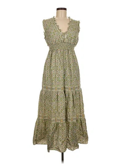 Pre-owned Max Studio Casual Dress In Green