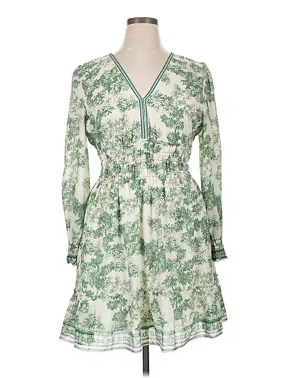 Pre-owned Max Studio Casual Dress In Green