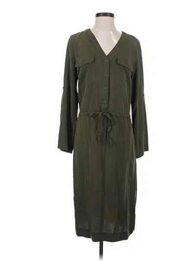 Pre-owned Max Studio Casual Dress In Green