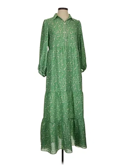 Pre-owned Max Studio Casual Dress In Green