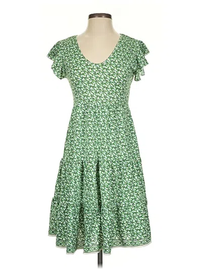 Pre-owned Max Studio Casual Dress In Green