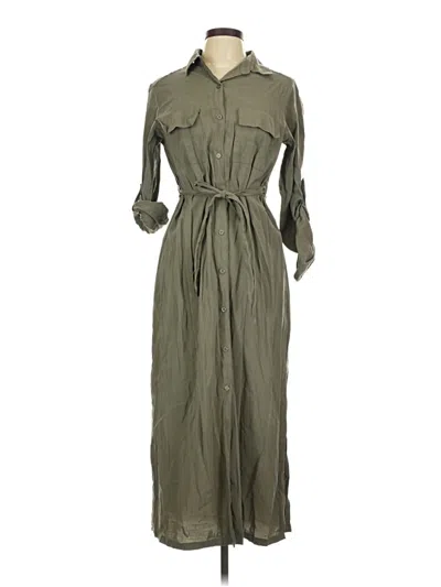 Pre-owned Max Studio Casual Dress In Green