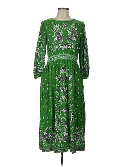 Pre-owned Max Studio Casual Dress In Green