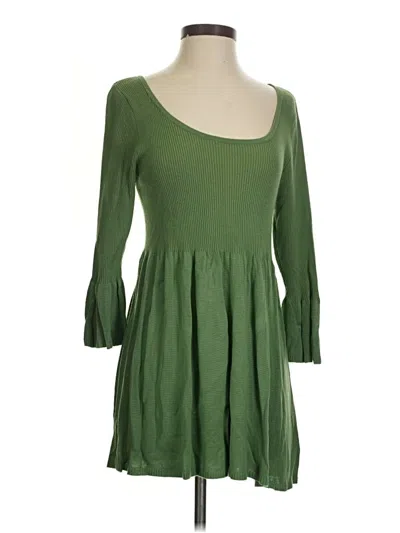 Pre-owned Max Studio Casual Dress In Green