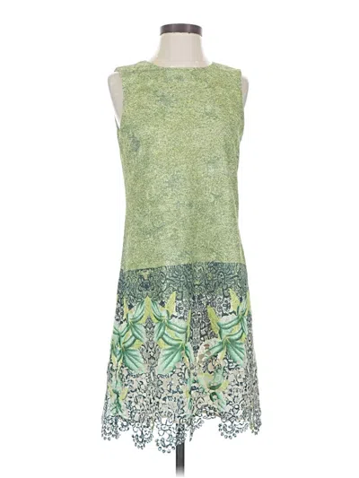 Pre-owned Max Studio Casual Dress In Green